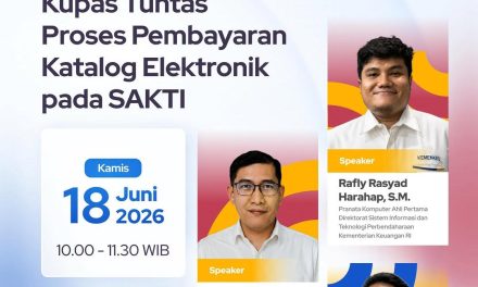 Pembayaran di E-katalog dan SAKTI pada INAPROC LKPP